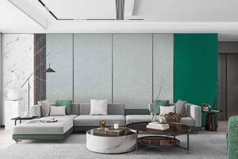 永州轻奢风格-客厅