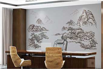 永州森佰汇航空纤维墙咔(山水之间)